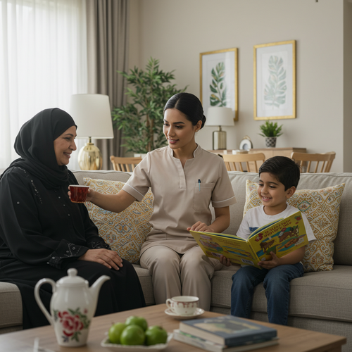 أفضل مربية اطفال بالشهر الرياض